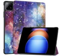 QINOUK Case for Xiaomi Pad 6S Pro, [Stand Feature] Ultra Thin Smart Cover with Auto Sleep Wake, PU and PC Anti-scratch Protective Case, for Xiaomi Pad 6S Pro-Colorful