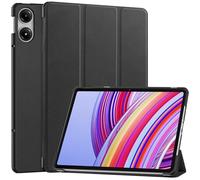 QINOUK Case for Xiaomi Redmi Pad Pro, [Stand Feature] Ultra Thin Smart Cover with Auto Sleep Wake, PU and PC Anti-scratch Protective Case, for Xiaomi Redmi Pad Pro-Black