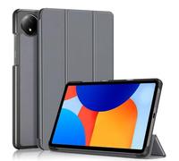 QINOUK Case for Xiaomi Redmi Pad SE 8.7 4G, [Stand Feature] Ultra Thin Smart Cover with Auto Sleep Wake, PU and PC Anti-scratch Protective Case, for Redmi Pad SE 8.7 4G-Gray