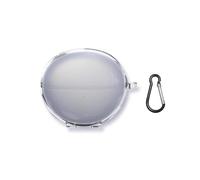 QINOUK Clear Case for Huawei FreeClip - Shockproof, Soft TPU Protective Case with D Shape Clip - Protection Case for Huawei FreeClip - Clear