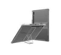 QINOUK Clear Case for Samsung Galaxy Tab S9 FE, [Stand Feature] Ultra-thin HD Clear Soft TPU Protective Airbag Protection Case for Samsung Galaxy Tab S9 FE
