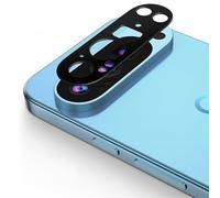 QINOUK for Google Pixel 9 Pro Lens Protector, Aluminum Alloy Metal Camera Lens Protection, [Anti-Scratch] Compatible with Google Pixel 9 Pro-Black