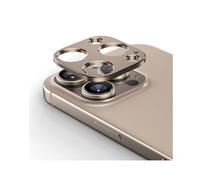 QINOUK for Lens Protector, Aluminum Alloy Metal Camera Lens Protection, [Anti-Scratch] Compatible with -Gold