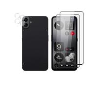 QINOUK for Nothing CMF Phone 1 [2+2 Pack] Tempered Glass Protection film, [2 Pack] Screen Protector, [2 Pack] Round Camera Protector, [Anti-Scratch] for Nothing CMF Phone 1