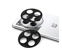 QINOUK for OnePlus 12 Lens Protector, [2 Pack] Aluminum Alloy Metal Camera Lens Protection, [Anti-Scratch] Compatible with OnePlus 12-Black