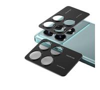 QINOUK for Xiaomi Poco X6 Pro Lens Protector, [2 Pack] Aluminum Alloy Metal Camera Lens Protection, [Anti-Scratch] Compatible with Xiaomi Poco X6 Pro-Black