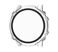 QINOUK Hard PC Case for Amazfit Falcon with Built in Tempered Glass, [Anti-Scratch] All Around Protective Case Compatible with Amazfit Falcon-Clear