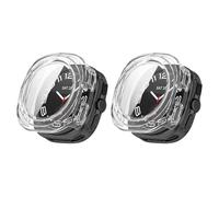 QINOUK Hard PC Case for Samsung Galaxy Watch Ultra with Built in Tempered Glass, [2-Pack] All Around Anti-Scratch Protective Case Compatible with Samsung Galaxy Watch Ultra-Clear