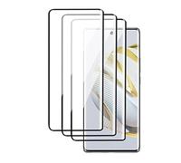 QINOUK Screen Protector for Honor Magic 6 Pro, [3-Pack] HD Tempered Glass Screen Protector, Fullscreen Protection, [Scratch Resistant] [No Bubble] for Honor Magic 6 Pro-Clear