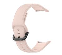 QINOUK Silicone Strap for OPPO Watch Free, [Breathable,Light] Soft Silicone Sports Replacement Band for Women and Men,Compatible with OPPO Watch Free-Pink