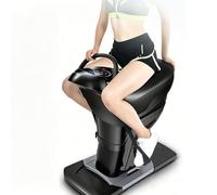 QINPI Fitness Horse Riding Machine, 3D Simulation Abdominal Machine, 330lbs Capacity, 20 Speeds with Safety Switch, Calorie Counter, Fat Burning Aerobic Exercise Equipment for Waist Legs Hips