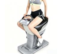 QINPI Fitness Horse Riding Machine, 3D Simulation Abdominal Machine, 330lbs Capacity, 20 Speeds with Safety Switch, Calorie Counter, Fat Burning Aerobic Exercise Equipment for Waist Legs Hips