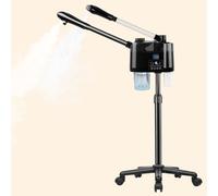 Qinrunkoi Professional Facial Steamer with Ozone and Hot and Cold Mist, Wheeled Cosmetic Steamer, Facial Air Humidifier for Deep Facial Cleansing, Digital Facial Steamer p