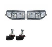 QINSHU FogLamp 1 Pair For Toyota For Land For Cruiser 100 LC100 FJ100 1998 1999-2007 Fog Lamp Assembly Front Bumper Anti Light 81221-60042 Car Fog Light Assemblies(Pair With LED M10)