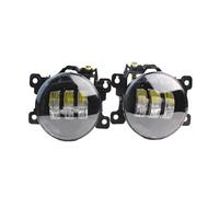 QINSHU FogLamp 2 Pieces For Suzuki For Swift For Sport 2007-2020 30W 6000LM LED Fog Light Angel Eye Daylight H11 Canbus Car Front Lamp DRL Assembly Car Fog Light Assemblies(White and White)