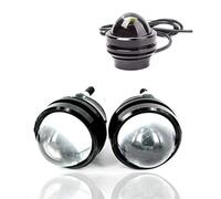 QINSHU Front Lights Car Reverse Parking DRL Daytime Running Light LED White Blue Yellow Red Auto Fog Lamps 2PCS Eagle Eye Led 12/24V 15W