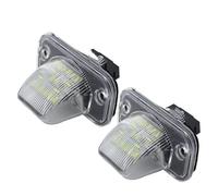 QINSHU Front Lights For VW Transporter T4 For Passat 1990-2003 2x 18 SMD White LED License Plate Light Number-plate Lamp Auto Turn Signal