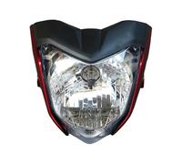 QINSHU Headlights Head Lamp Assembly For FZ16 YS150 FZER150 2 Color Suitable Headlight Front Lighting Lndicator Motorcycle Light Assembly Accessories(Red)