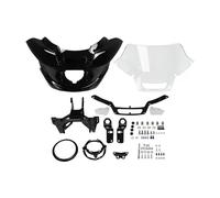 QINSHU Headlights Head Lamp Assembly For Low Rider ST FXLRST 2022 2023 2024 LOW RIDER EL DIABLO 2022 Motorcycle Headlight Fairing Bracket Mount(Without Mesh Vent)