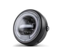 QINSHU Headlights Head Lamp Assembly For Sportster Cafe Racer Custom 6.5 Inch LED Motorcycle Headlamp Phare Led Moto(Model 3)