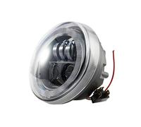 QINSHU Headlights Head Lamp Assembly For Vespa GTV Sei Giorni G2 Black Led Headlight Light With White DRL Head Lamp