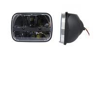 QINSHU Motorcycle Head Light For ZRX 1100 For 1200 5X7 Inch Rectangular Sealed Beam LED Headlights White DRL Amber Turn Singal Lights(High Low beam)