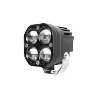 QINSHU Motorcycle Headlamp Motorcycle Headlights Spotlights Auxiliary 12V 24V Driving Lamp 1000W Super Bright 3 Inch Dual Color LED