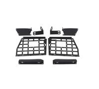 QINSHU Rear Trunk Cargo Cover For Isuzu MU-X 2013-2019 Rear Side Window Organizer Tactical Molle Panel For Modular Storage Luggage Cover(7 Seat)