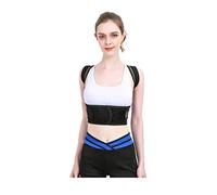 Qinshunxi Adjustable Posture Corrector Back Kyphosis Brace Comfortable Scoliosis Back Humpback Correction Belt for Student Children Adults (Color : Black, Size : XL-Weight 75-100kg) (Black (Black M)