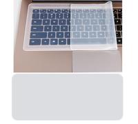 Qinsky Laptop Keyboard Cover Protector,2 Pcs Universal Keyboard Cover Protector Skin Keyboard Protector Skin Silicone Cover Clear Film Compatible with 15-17 inch Laptop