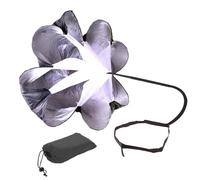 Qinsky Running Parachute,56 Inch Speed Parachute Resistance Parachute Speed Training Parachute with Adjustable Strap Running Sprint Chute for Improving Speed Stamina Strength Football Soccer Drilling