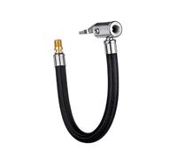 Qinsky Tyre Inflator Hose,20CM Tire Valve Pipe Air Inflator Pump Extension Hose Car Tire Valve Connect Pipe Air Tire Chuck Inflator Pump Extension Hose for Bicycle Motorcycle Trucks