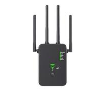 qinux spiddy wifi extender booster(Black)