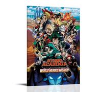 Qinyuluo Art My Hero Anime Academia Canvas Poster Music Posters for Room Aesthetic Canvas Wall Art Bedroom Decor12x18inch(30x45cm)