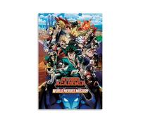Qinyuluo Art My Hero Anime Academia Canvas Poster Music Posters for Room Aesthetic Canvas Wall Art Bedroom Decor12x18inch(30x45cm)