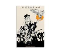 Qinyuluo Band Vintage Art Poster Fleetwood Mac Music Posters for Room Aesthetic Canvas Wall Art Bedroom Decor08x12inch(20x30cm)
