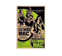 Qinyuluo Fleetwood Mac Band Retro Poster Music Posters for Room Aesthetic Canvas Wall Art Bedroom Decor12x18inch(30x45cm)