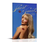Qinyuluo Sabrina Carpenter Poster Short N' Sweet Album Music Posters for Room Aesthetic Canvas Wall Art Bedroom Decor08x12inch(20x30cm)