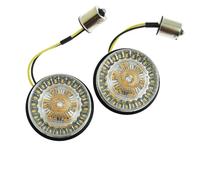 QINYUML Motorcycle Indicator Lamps Motorcycle LED Turn Signal Indicator Light Lamp Cover For For XL1200T For SuperLow 1200T 2014-2014