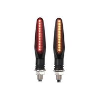 QINYUML Motorcycle Indicator Lamps Universal Motorcycle LED Turn Signal Lights Flowing Indicators Front Rear Light Flasher Blinker