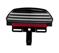 QINYUML Tail Light Motorcycle Black Rear Tail Brake Tip Light LED Tri-Bar For Dyna Fat Bob For Softail FXSTB FXSTC Motorbike Taillight