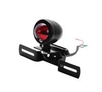 QINYUML Tail Light Universal Motorcycle Tail Light Black Housing With A Red Light Shell Cover Motor Motor Accessories