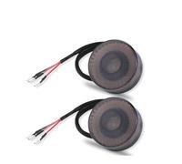QINYUML Tail Light Universal Round Motorcycle Tail Light LED Rear Stop Lamp Red Taillight For ATV UTV For Chopper For Bobber 12V With E24