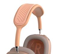 QINZAC AirPods Max Headband Cover, Soft Silicone Comfort Cushion, Top Pad Protector, Compatible with Apple AirPods Max (2020/2024), Orange, Everyday Use, Travel