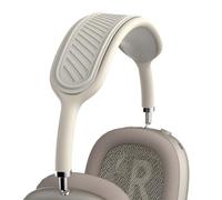 QINZAC AirPods Max Headphone Cover, Soft Silicone Headband Protectors/Comfort Cushion/Top Pad Accessories, Compatible with Apple AirPods Max (2020/2024), Off-White