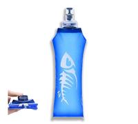 QinZiEn Soft Flask,Collapsible Running Water Bottle,250ML,Cycling Water Bottle,Foldable Water Bottle,Hydration Pack,Hiking Water Bot-tle,Silicone W-ater Bottl-e,Running Wat-er Pouch,Ru-nning Bottle