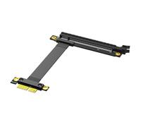 QINZITAO 25cm PCIExpress3.0 X16 to 1X Extension Cable Risers PCIE3.0 8Gb PCIE X16 to 1X Male to Female Slot Adapter for GPU