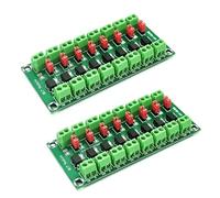 QINZITAO 8 Channel Optocoupler Isolation Board for Voltages Control and Signals Conversion from 3.3V or 5V to 3.6 30V with Highly