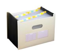 QINZITAO A 4 Multi-Layer Expanding File Folder Accordions Document Organizers Document Storage Bag File Folder Sorting Folder