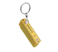 QINZITAO Small Folding Ruler Keychain 50cm 10 Fold Ruler Keyring Hand Travel Ruler Upgrades for active Measurements